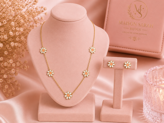 ✨ Parure Marguerite Élégance
