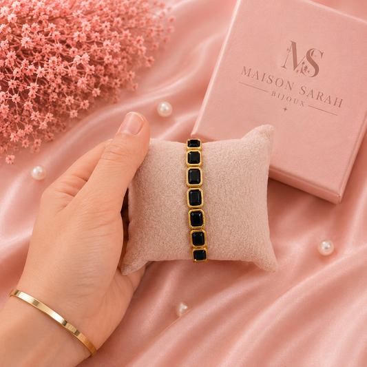 Bracelet Éclat Noir